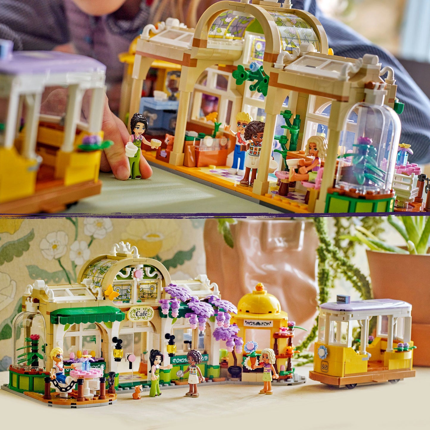 Lego ® friends plantencafé en bloemenwinkel bouwset - 42671