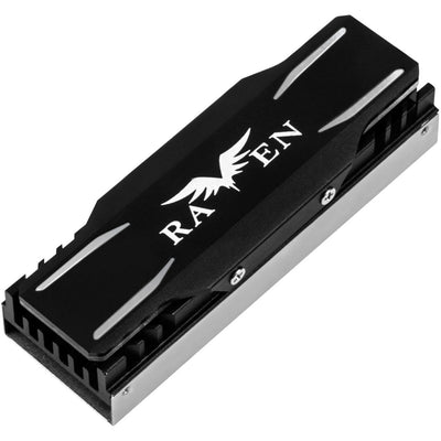 Silverstone tp03-argb heatsink (zwart, geschikt voor m.2 2280 ssd)