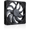 Noctua nf-a14x25 g2 pwm chromax.black case fan (zwart, 140 x 140 x 25 mm)