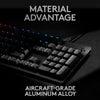 Logitech g512 carbon lightsync rgb mechanical gaming keyboard (zwart, us-international lay-out (qwerty), gx brown, 100%, rgb leds)