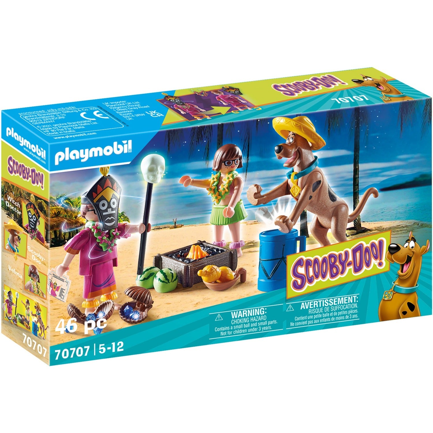 Playmobil scooby-doo! - avontuur met witch doctor constructiespeelgoed (70707)
