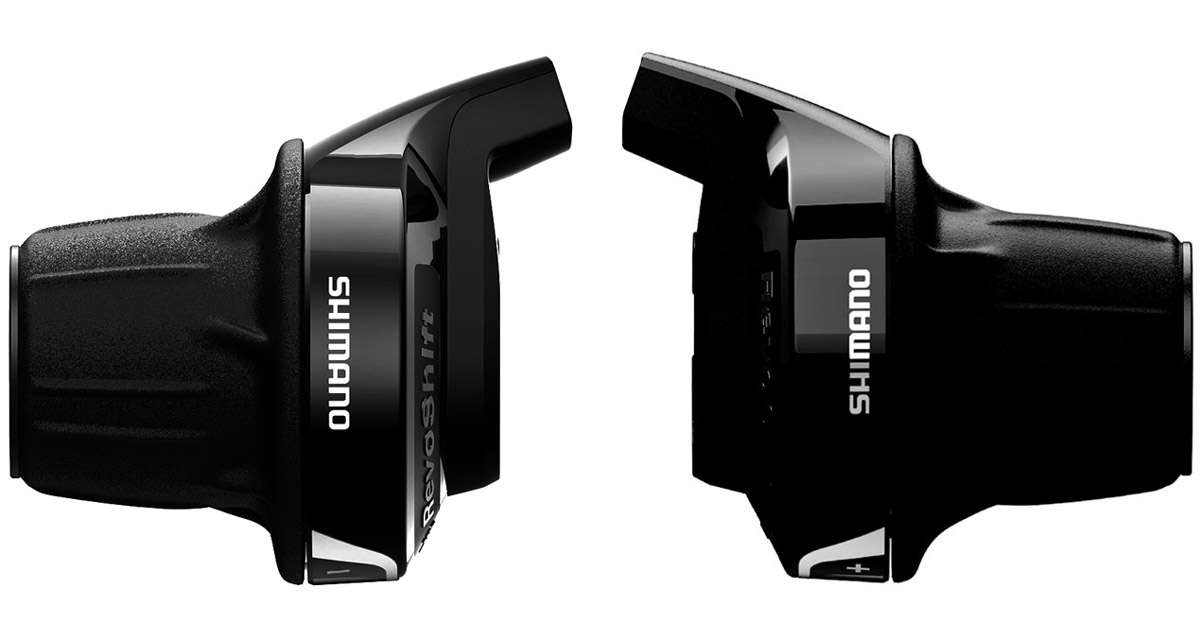 Shimano revoshifters tourney 3x7v sl-rv zwart zwart