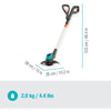 Gardena easycut 23 18v p4a solo grastrimmer (grijs turquoise, 14700-55, accu niet inbegrepen)