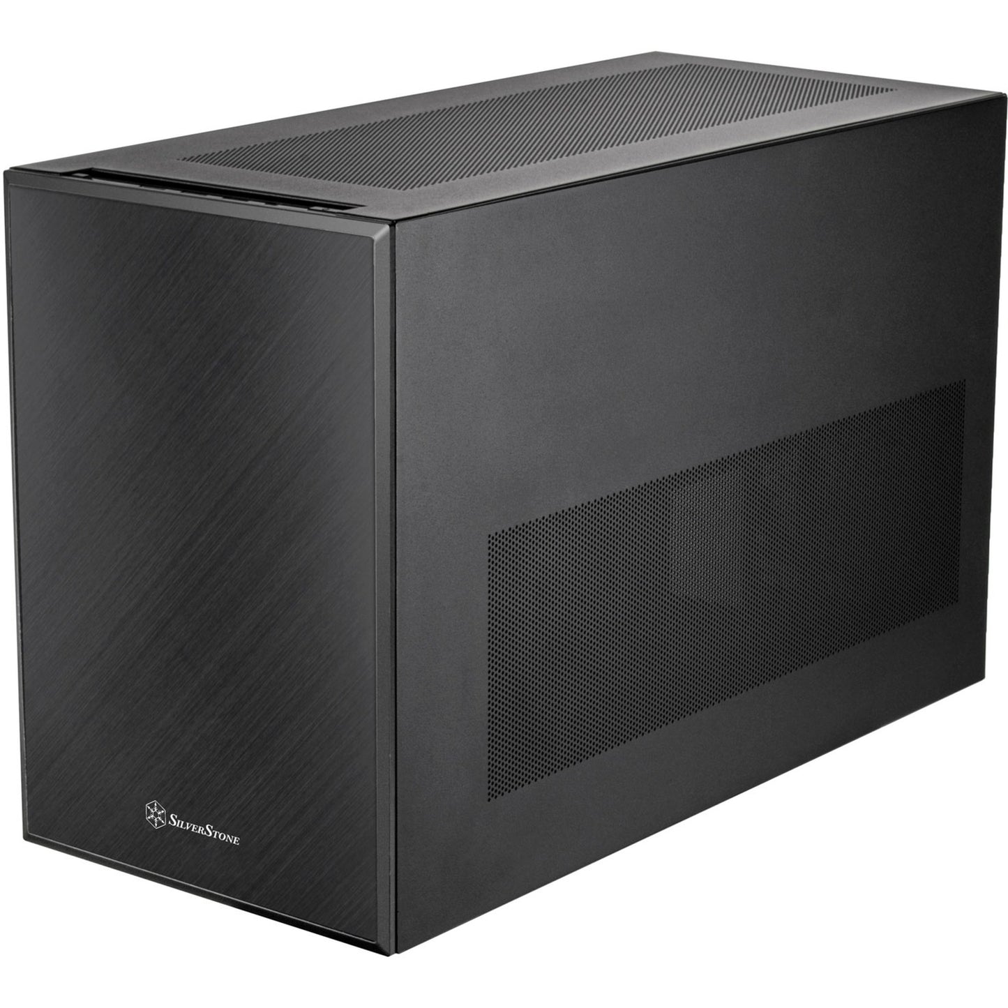 Silverstone sugo 17 mini tower behuizing (zwart | 2x usb-a | 1x usb-c)