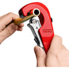 Knipex buissnijder tubix 90 31 02 bk pijpsnijder (rood, ø 6 - 35mm)