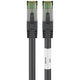 Goobay patchkabel cat.8.1 s ftp (zwart, 0,25 meter)
