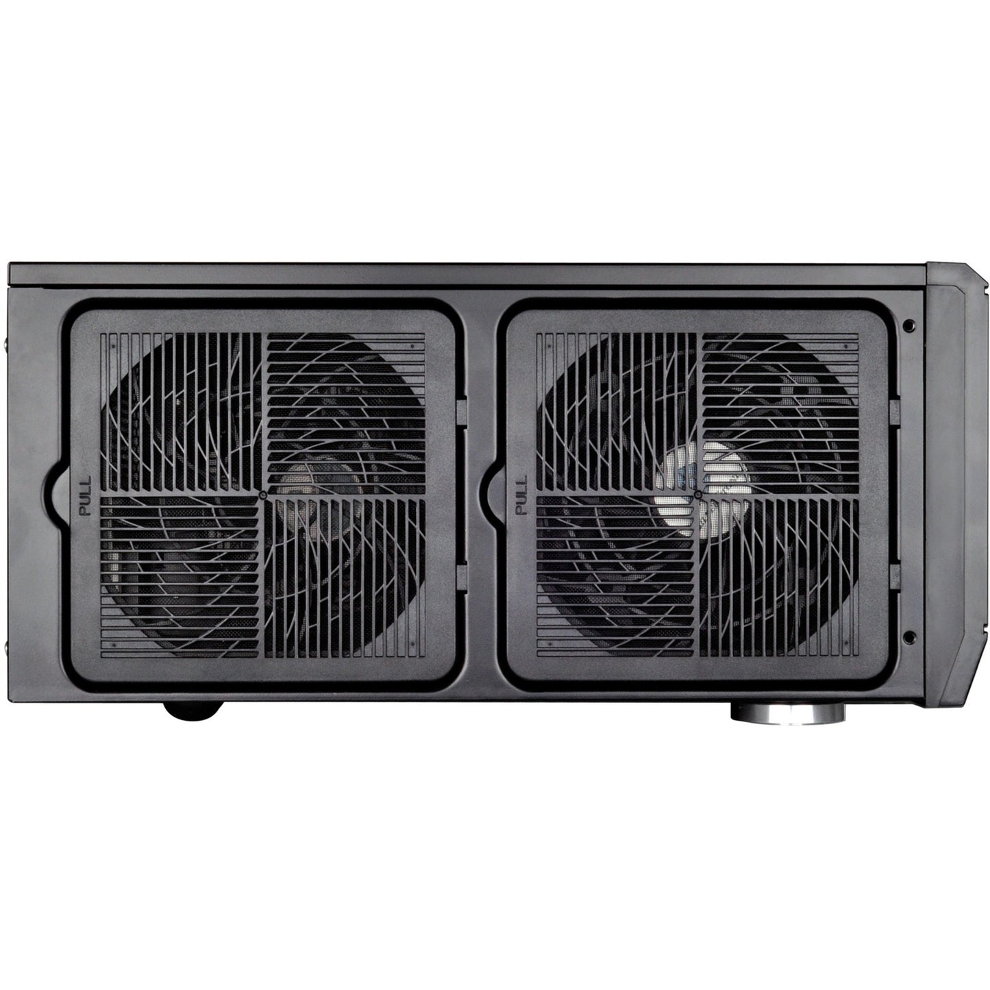 Silverstone sst-gd10b htpc behuizing (zwart | 2x usb-a)