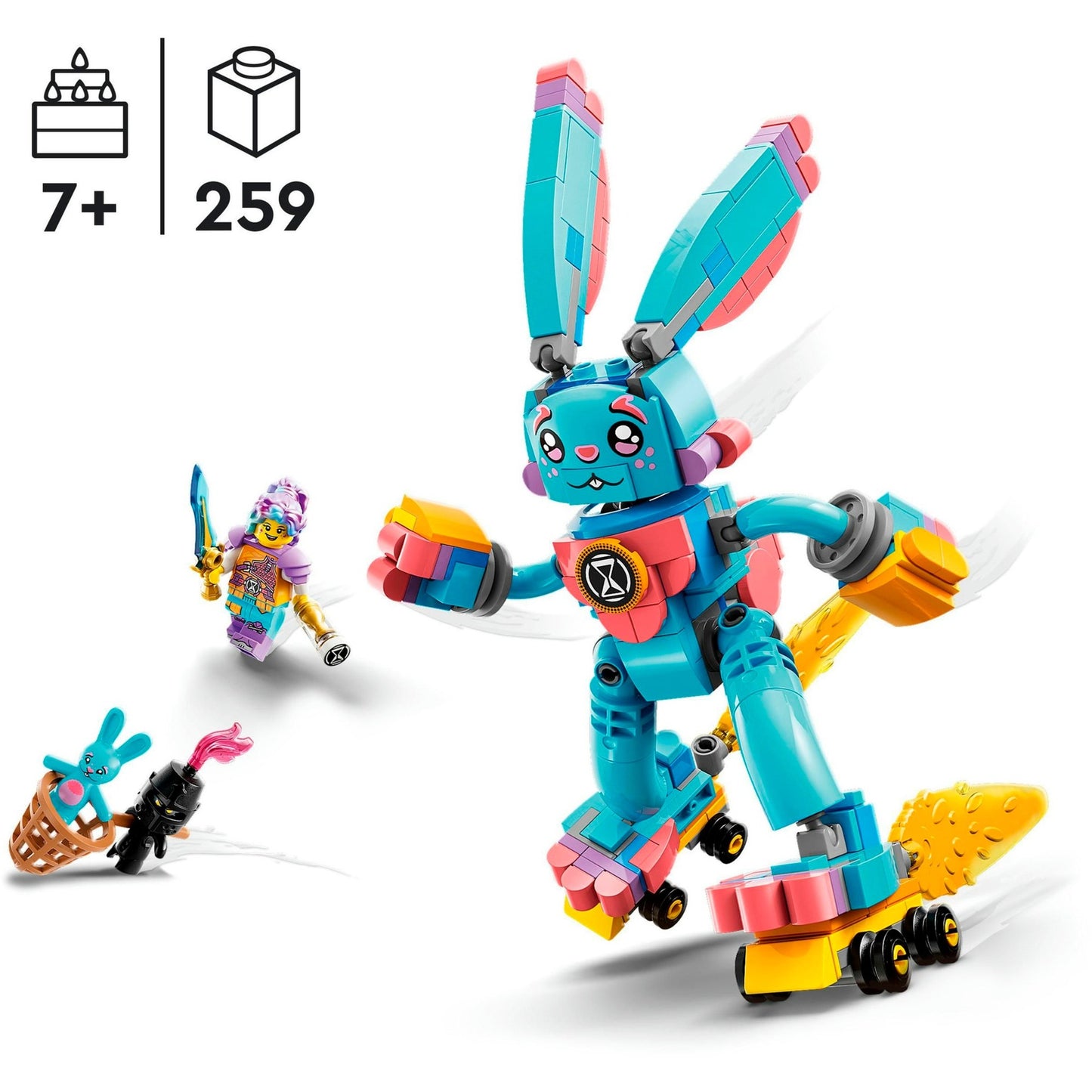 Lego dreamzzz - izzie en bunchu het konijn constructiespeelgoed (71453)