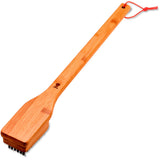 Weber reinigingsborstel - bamboe grillreinigingsborstel (45 cm) - afbeelding 4