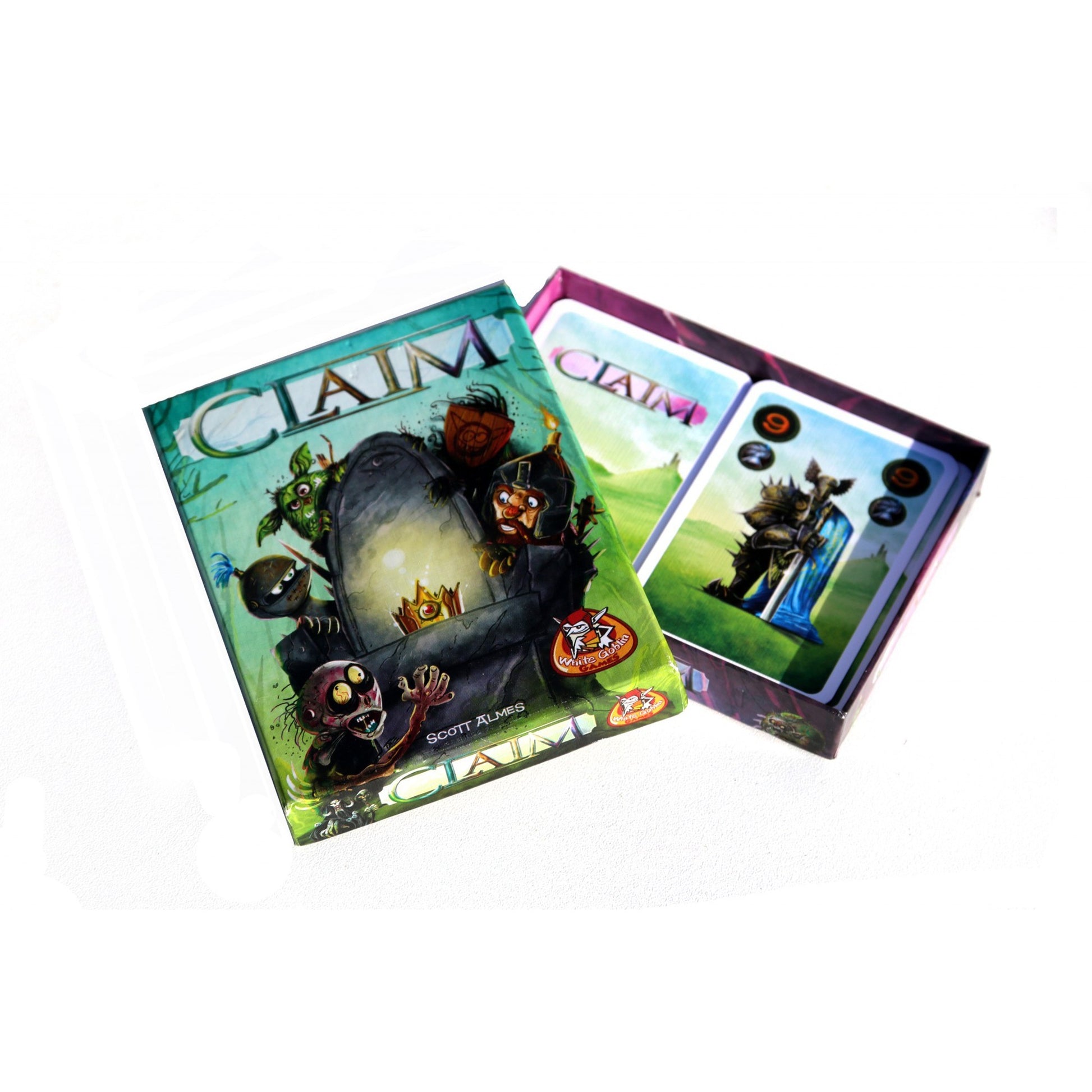 White goblin games claim kaartspel (nederlands, 2 spelers, 25 minuten, vanaf 10 jaar)