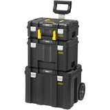Stanley fatmax pro-stack 3 in 1 moduleerbare opbergkoffers gereedschapsbox (zwart geel) - afbeelding 1