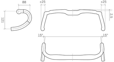 Fsa agx a-wing pro gravel handlebar
