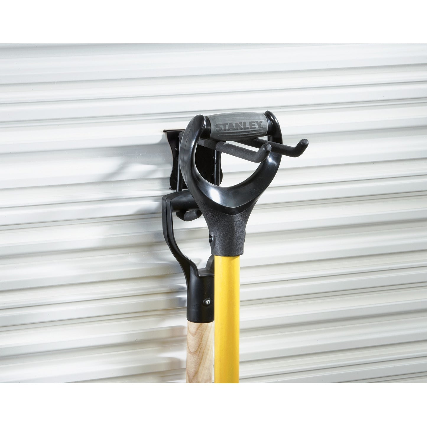 Stanley track wall - dubbele haak houder (zwart)