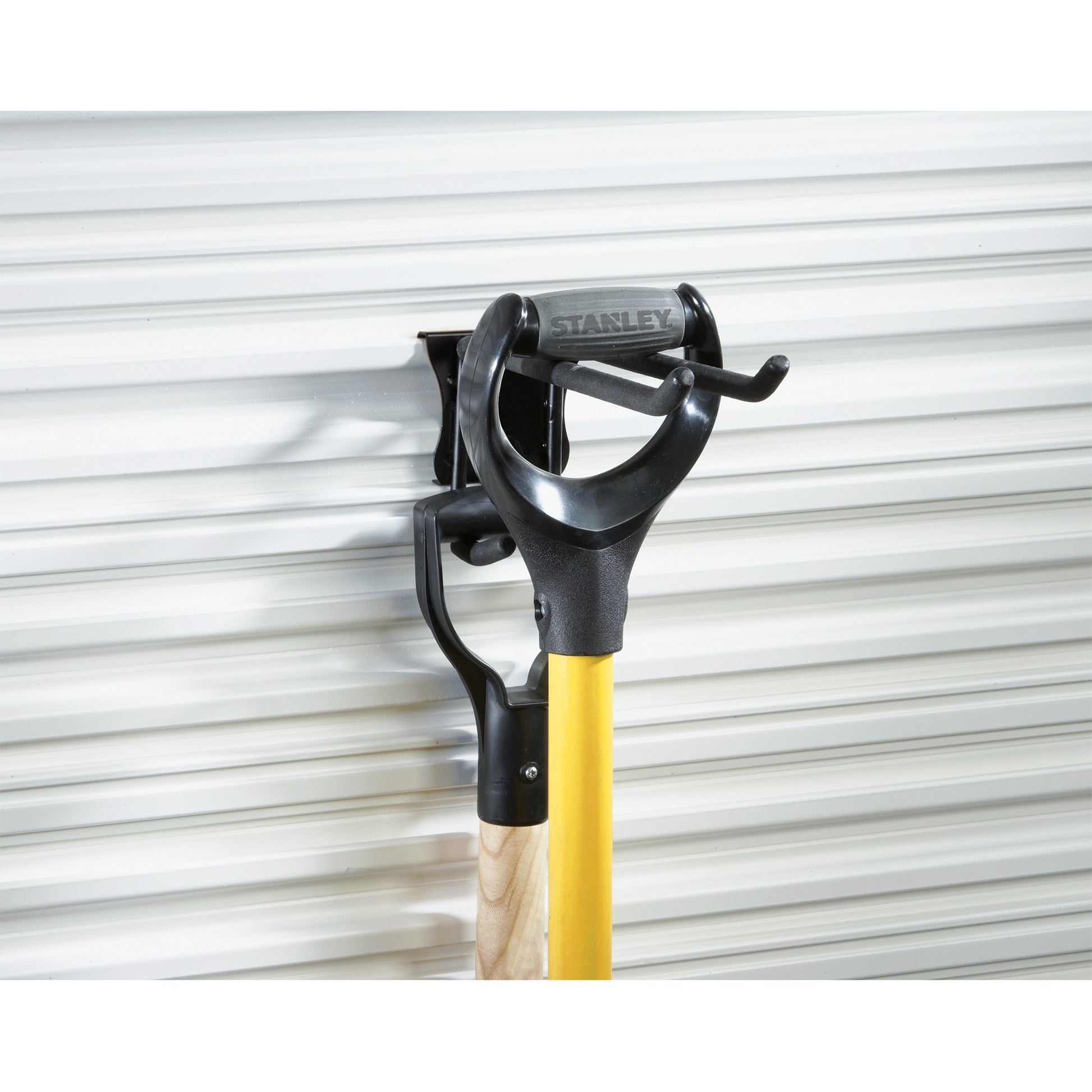 Stanley track wall - dubbele haak houder (zwart)