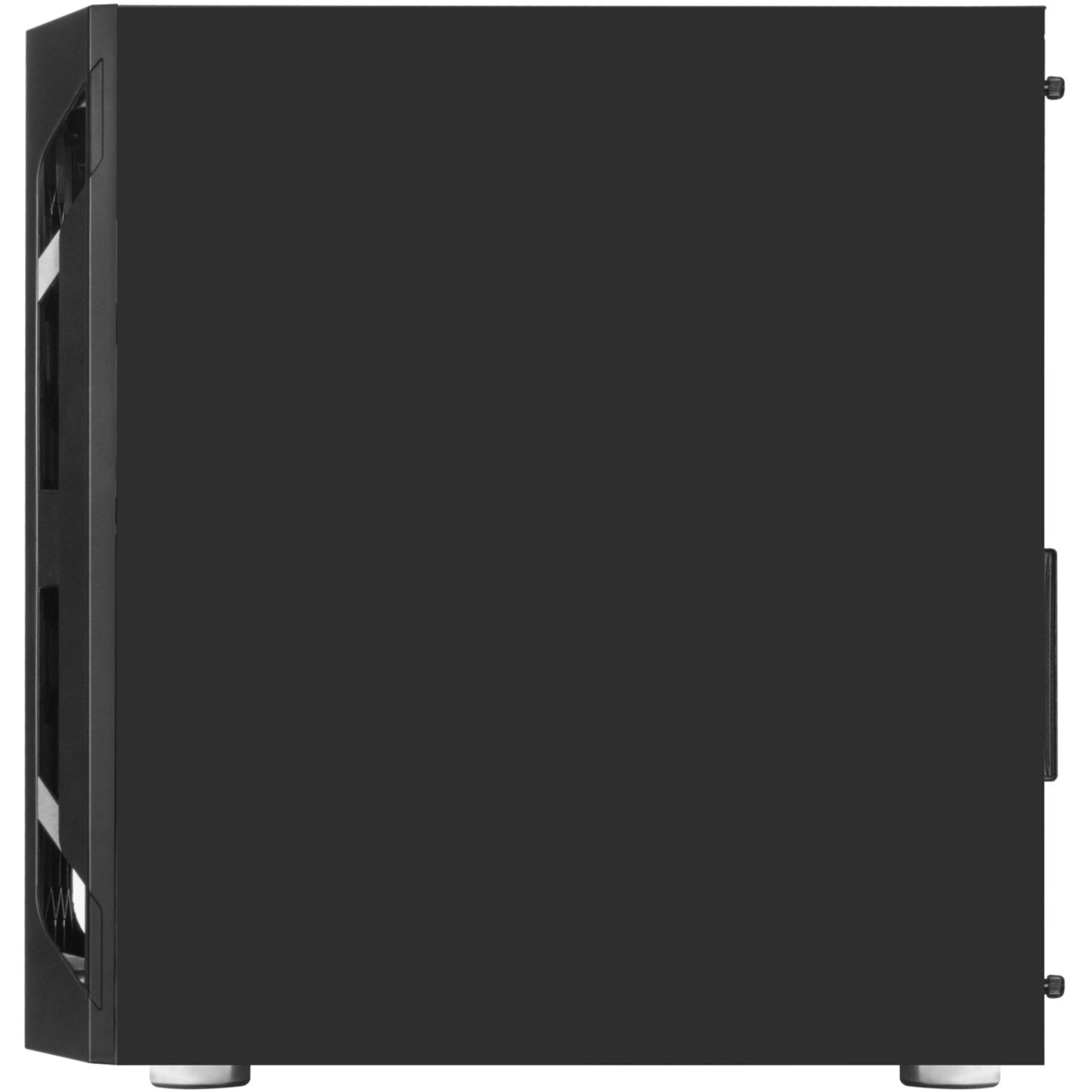 Silverstone sst-fah1mb-pro midi tower behuizing (zwart | 3x usb-a | rgb | tempered glass)