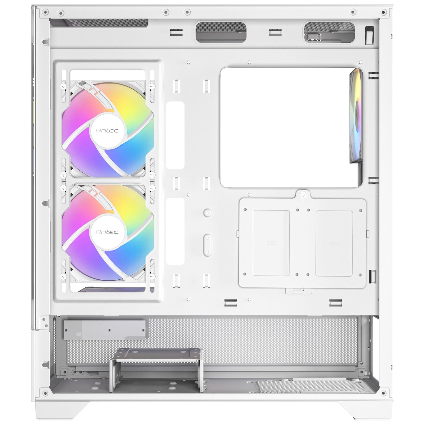 Antec cx700 elite rgb midi tower behuizing (wit | 2x usb-a | tempered glass)