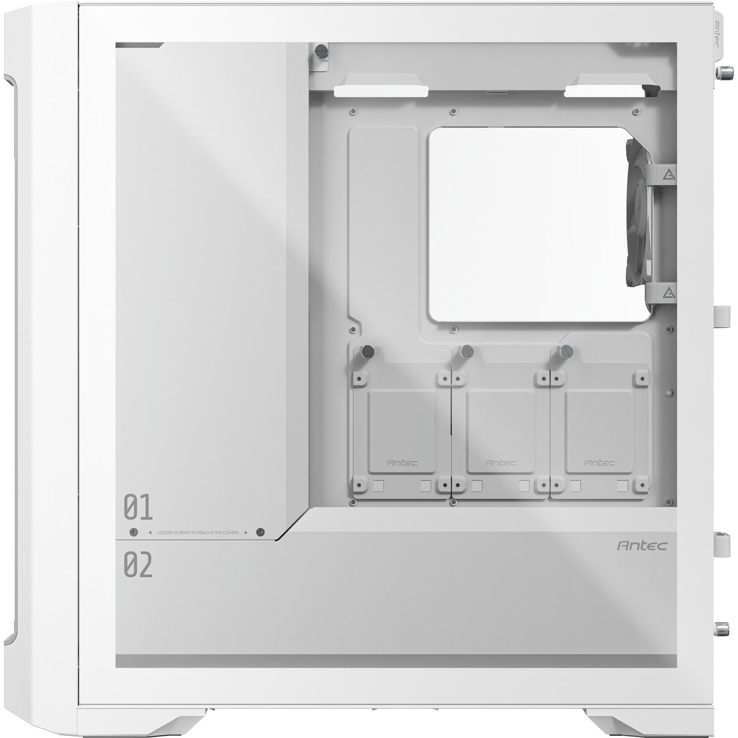 Antec performance 1 ft big tower behuizing (wit | 2x usb-a | 1x usb-c | tempered glass)