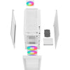 Deepcool ch560 midi tower behuizing (wit | 1x usb-a | 1x usb-c | rgb | tempered glass)