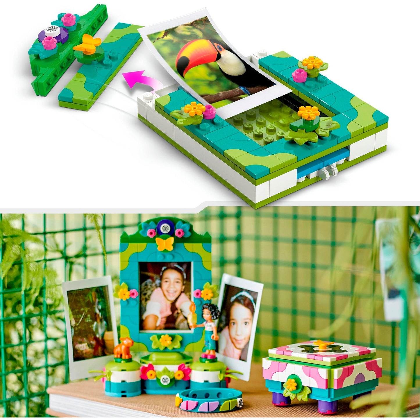 Lego disney 43239 mirabels fotolijstje en sieradendoos