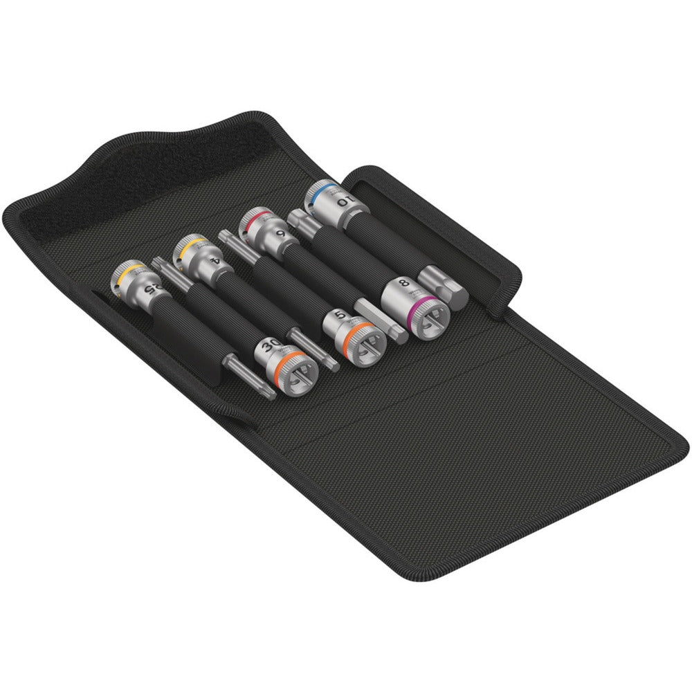 Wera bicycle set 8, 7‑delig dopsleutel (zwart)