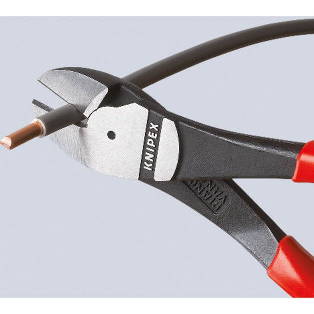 Knipex 74 01 200 kracht-zijsnijtang gepolijst kunststof 200mm