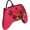 Powera advantage controller met kabel voor de xbox series x|s - rood vuur (rood, xbox series x|s, xbox one, pc)