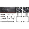 Noctua nf-a14x25 g2 pwm sx2-pp chromax.black case fans (zwart, 2 stuks, 140 x 140 x 25 mm)