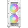 Deepcool ch360 mini tower behuizing (wit | 1x usb-a | 1x usb-c | rgb | window)