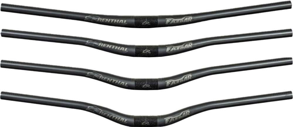 Renthal v3 fatbar lite carbon 35 10 mm riser handlebar