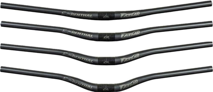 Renthal v3 fatbar lite carbon 35 10 mm riser handlebar