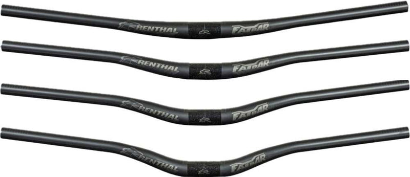 Renthal v3 fatbar lite carbon 35 10 mm riser handlebar