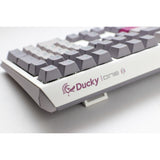 Ducky one 3 mist grey rgb mechanisch toetsenbord (lichtgrijs, us lay-out (qwerty), cherry mx red, 100%, rgb led, double-shot pbt, hot-swappable, quack mechanics) - afbeelding 7
