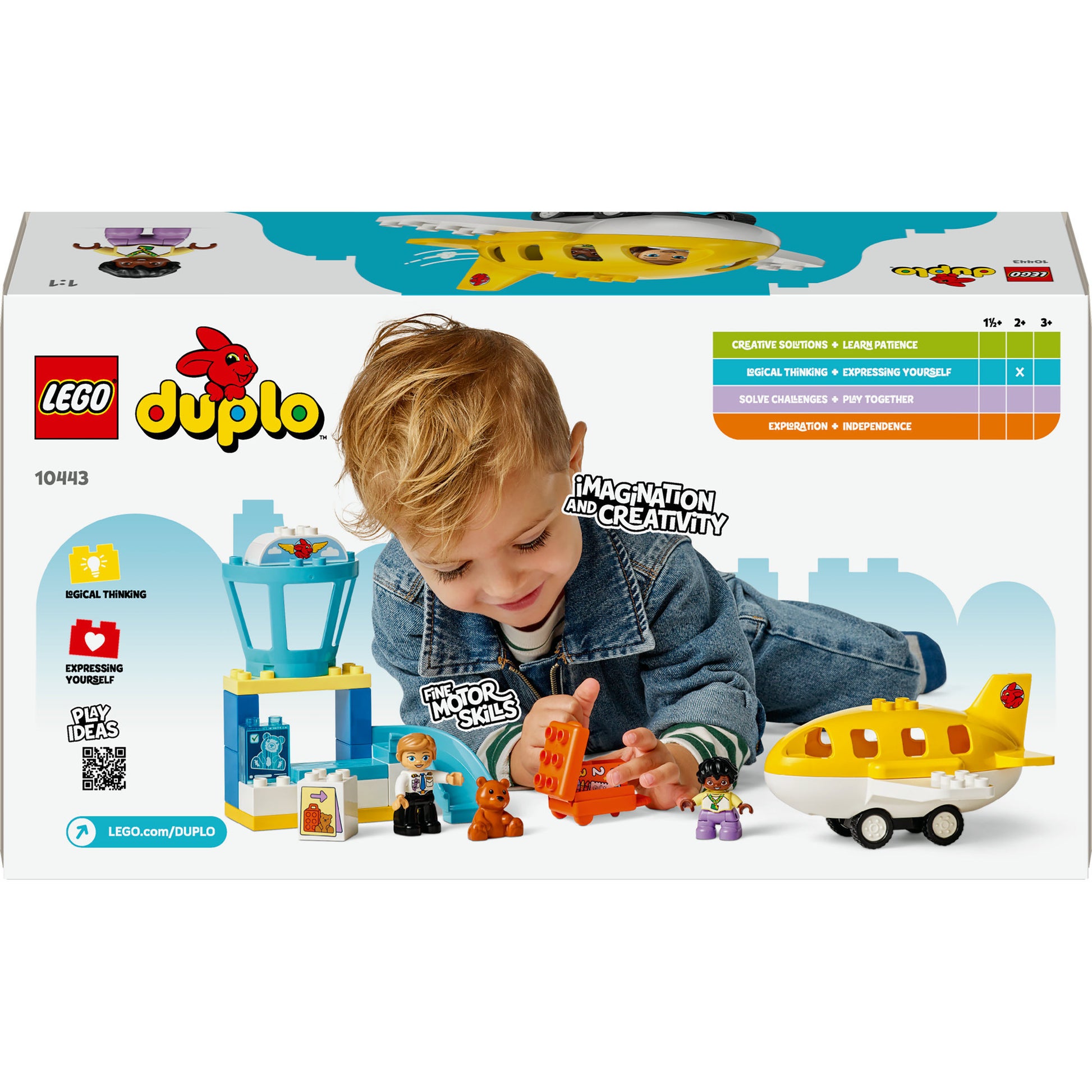 Lego ® duplo® stad voor het eerst op het vliegveld - 10443