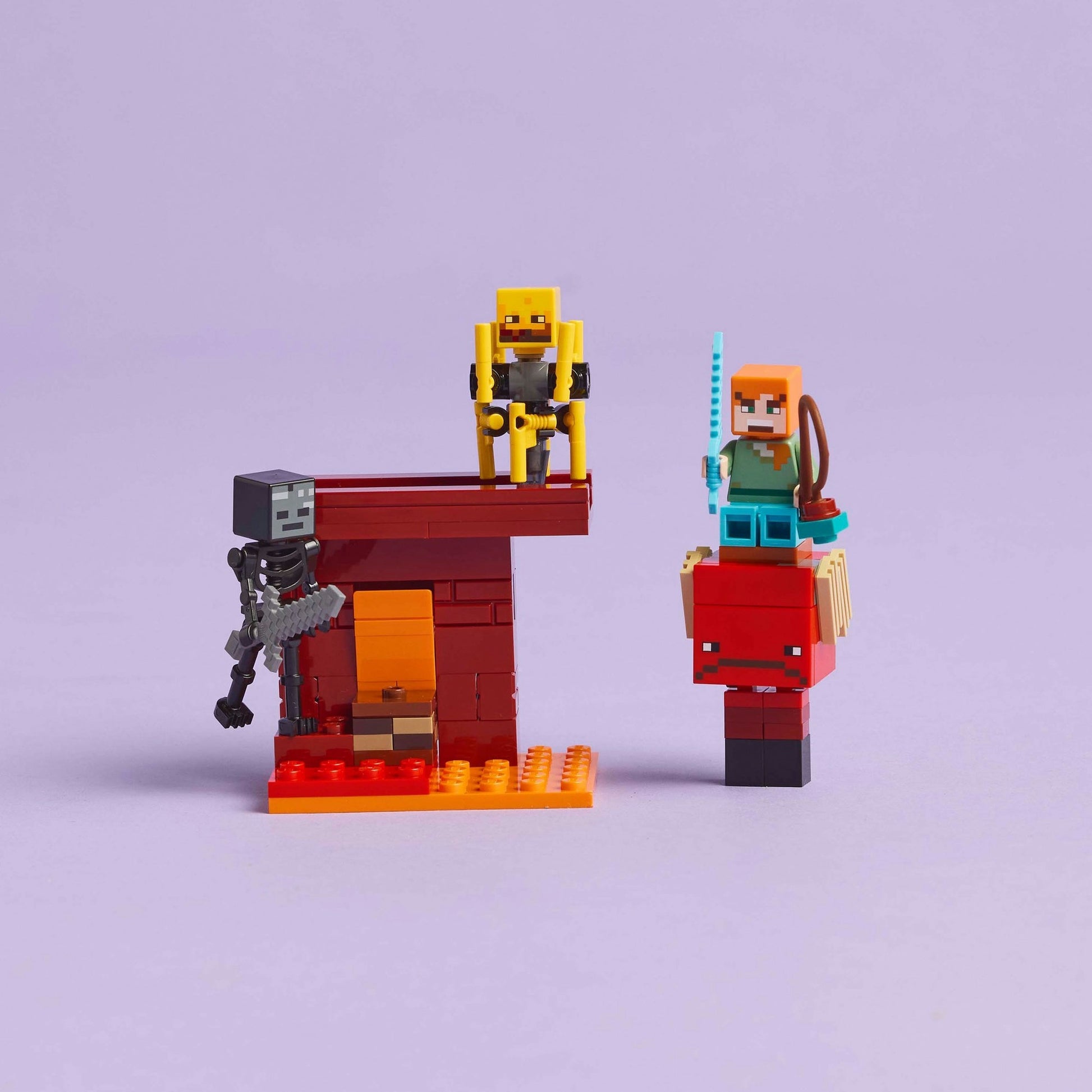 Lego minecraft de lavastrijd in de nether voor kinderen - 21266