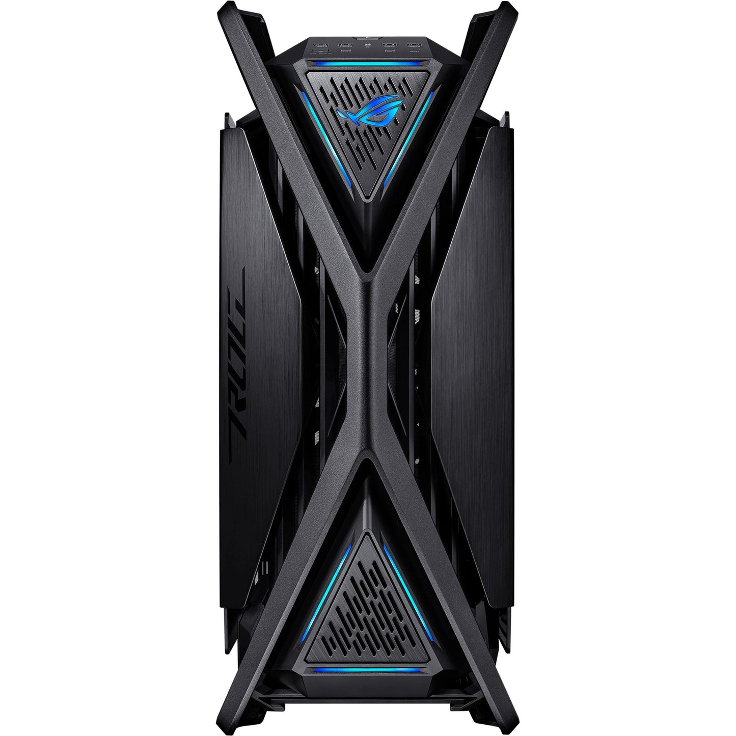 Asus rog hyperion gr701 big tower behuizing (zwart | 4x usb-a | 2x usb-c | rgb | tempered glass)