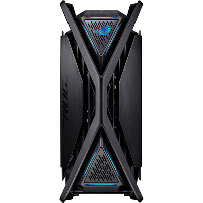 Asus rog hyperion gr701 big tower behuizing (zwart | 4x usb-a | 2x usb-c | rgb | tempered glass)