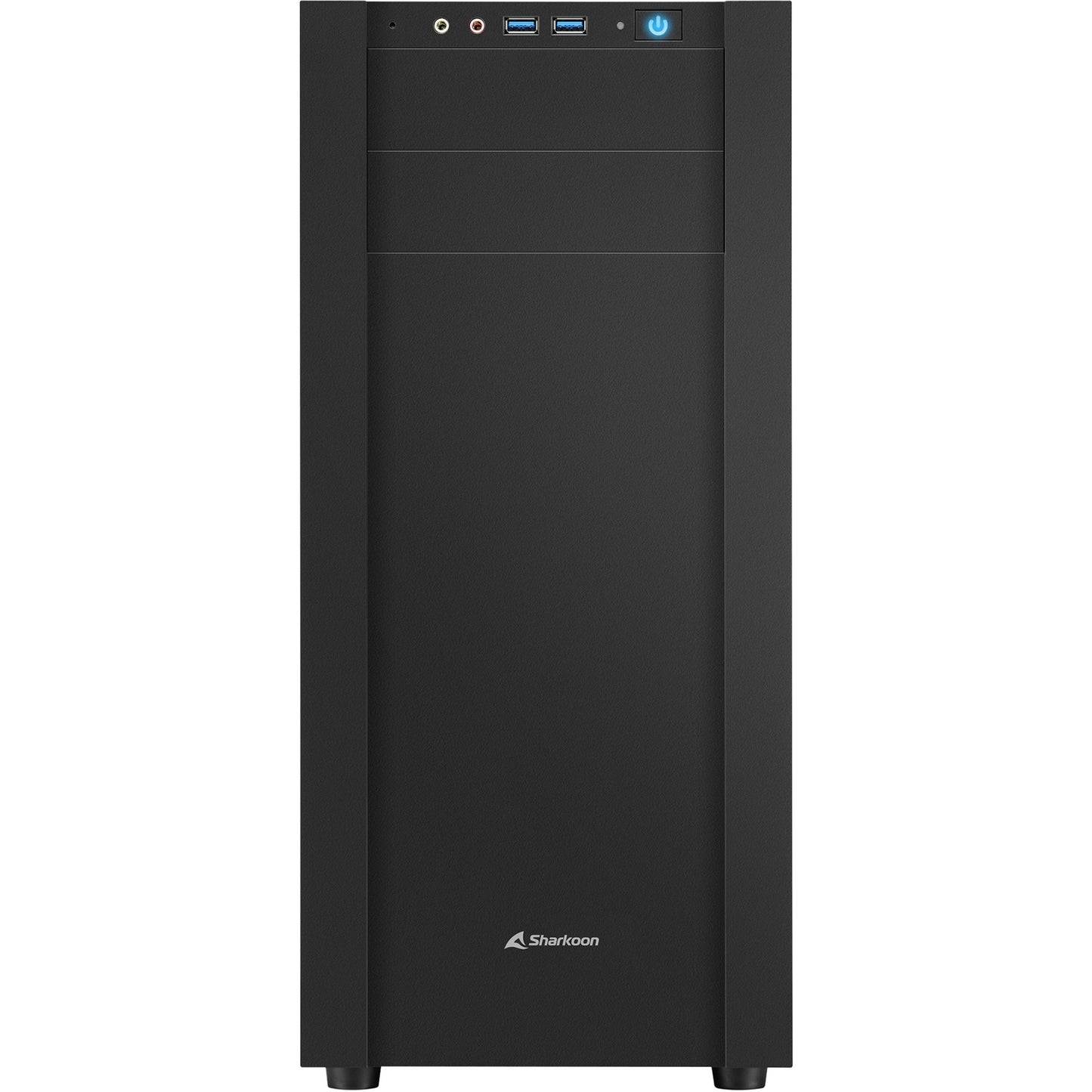 Sharkoon s25-w midi tower behuizing (zwart | 2x usb-a | window)