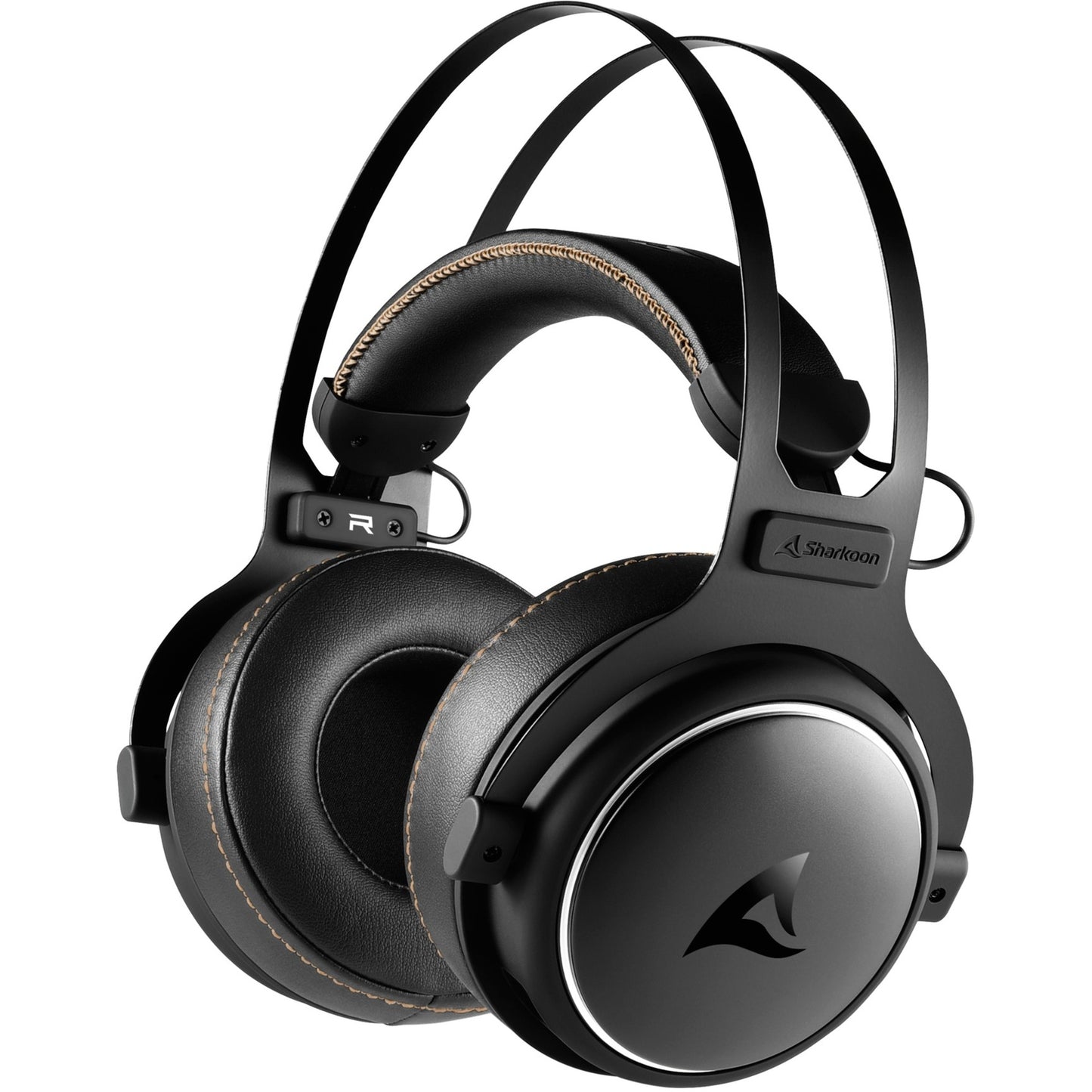 Sharkoon skiller sgh50 over-ear gaming headset (zwart, pc, playstation 4, playstation 5, xbox series s|x)