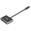 Club 3d mst hub usb3.2 gen2 type-c(dp alt-mode) to displayport + hdmi 4k60hz m f (zwart)