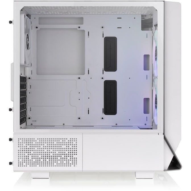 Thermaltake ceres 300 tg argb snow midi tower behuizing (wit | 2x usb-a | 1x usb-c | rgb | tempered glass)