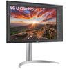 Lg ultrafine 27up850k-w 27 4k uhd monitor (zilver zwart, 2x hdmi, displayport, 2x usb-a, usb-c)