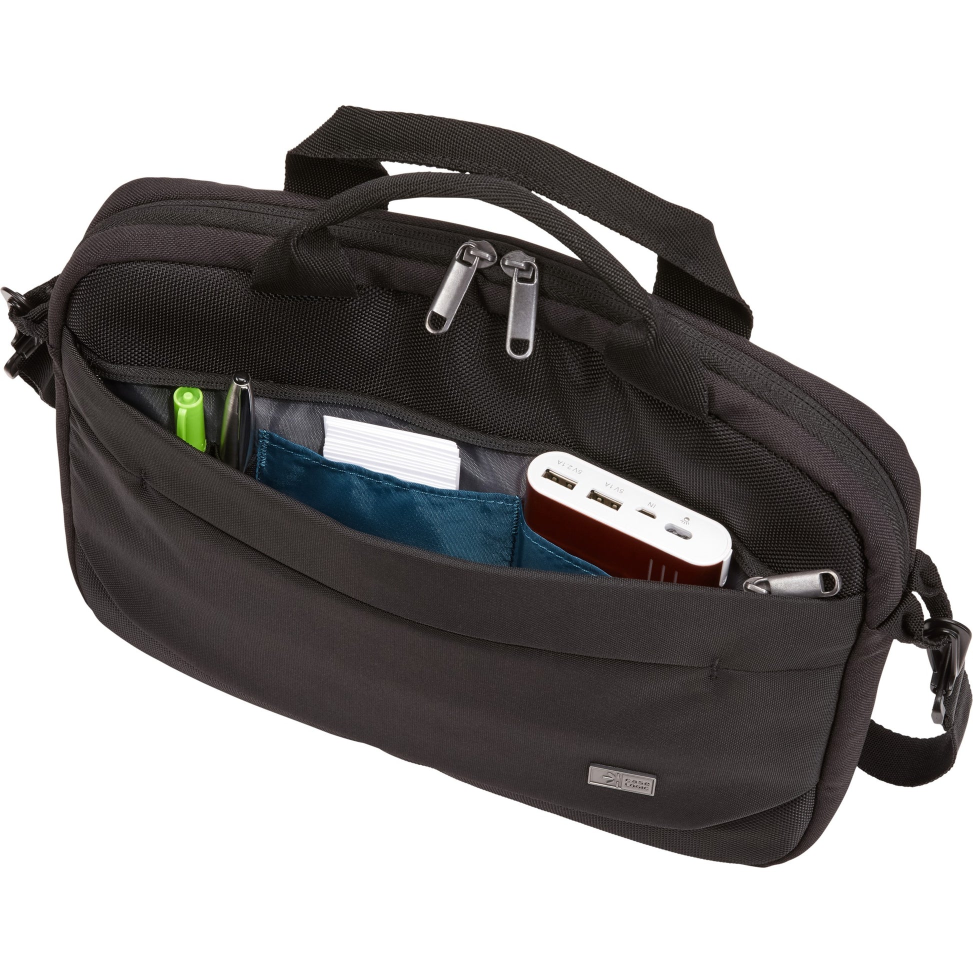 Case logic advantage 11,6 attaché notebooktas laptoptas (zwart)