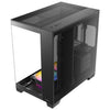 Antec c8 argb midi tower behuizing (zwart | 2x usb-a | 1x usb-c | tempered glass)