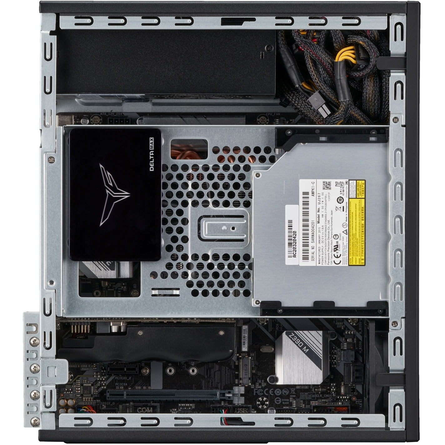 Silverstone sst-ml11b htpc behuizing (zwart | 4x usb-a)