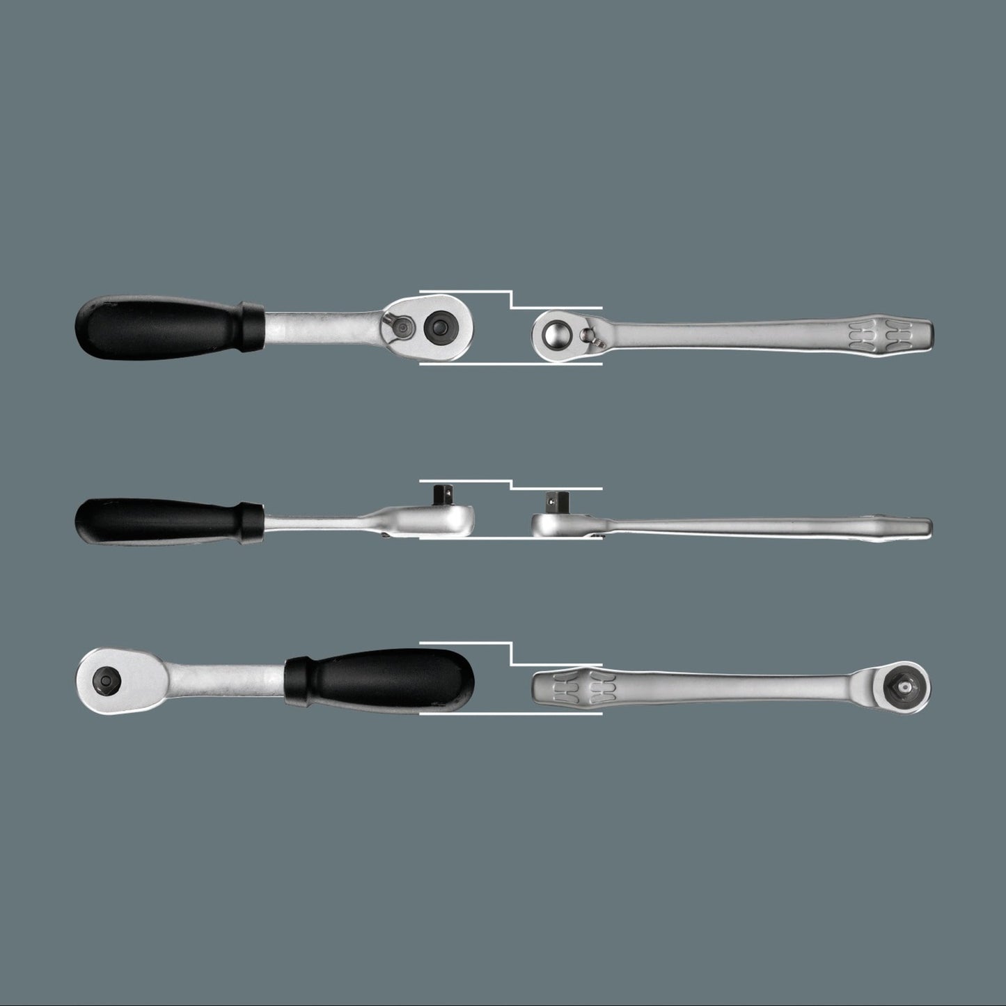 Wera 8100 sc 11 zyklop metalen ratelset gereedschapsset (zwart groen, 28-delig, volledig metalen omschakelbare ratel)