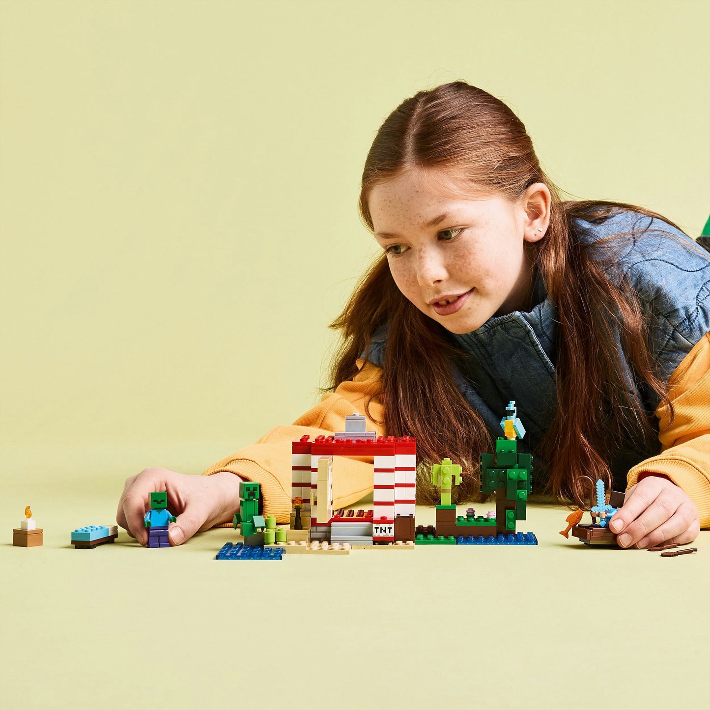 Lego ® minecraft® het tnt junglehuis, videogameset - 21275