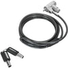 Targus defcon ultimate universal keyed cable lock with adaptable lock head diefstalbeveiliging