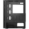 Montech x3 mesh midi tower behuizing (zwart | 3x usb-a | rgb | tempered glass)