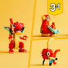 Lego creator 3-in-1 - rode draak constructiespeelgoed (31145)