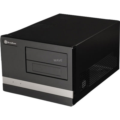 Silverstone sugo sg02b-f htpc behuizing (zwart | 2x usb-a)